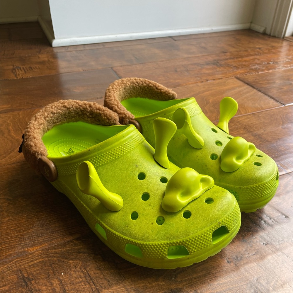 Shrek x Crocs Clogs Size 10 Mens